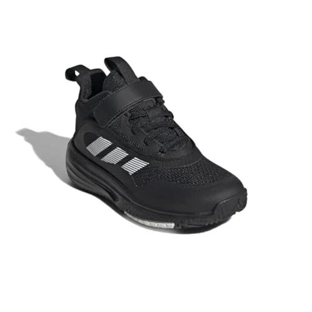 Adidas OwnTheGame 3.0 Big Kids' Basketball Shoes - Black/White, US 6.5